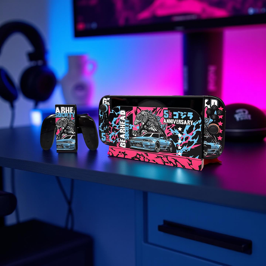 Nintendo Switch 2 5th Anniversary Zilla Skin