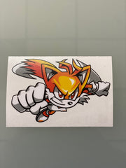 Tails cut out decal